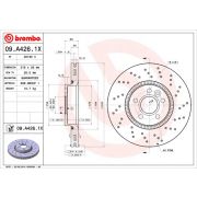 Слика 1 на кочионен диск BREMBO XTRA LINE 09.A426.1X