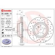 Слика 1 на кочионен диск BREMBO XTRA LINE 09.A599.1X