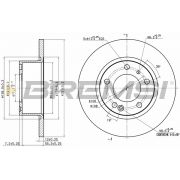 Слика 1 $на Кочионен диск BREMSI DBA554S