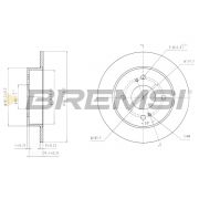 Слика 1 $на Кочионен диск BREMSI DBA674S