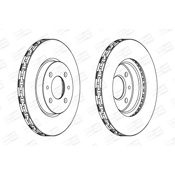 Слика на Кочионен диск CHAMPION 562178CH