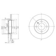 Слика 1 на кочионен диск DELPHI BG2116