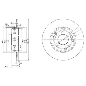 Слика на Кочионен диск DELPHI BG2288