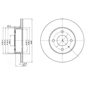 Слика на Кочионен диск DELPHI BG2312