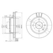 Слика 1 на кочионен диск DELPHI BG2367