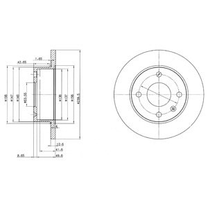 Слика на Кочионен диск DELPHI BG2375