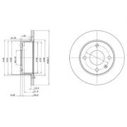 Слика 1 $на Кочионен диск DELPHI BG2375