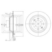 Слика 1 на кочионен диск DELPHI BG2420