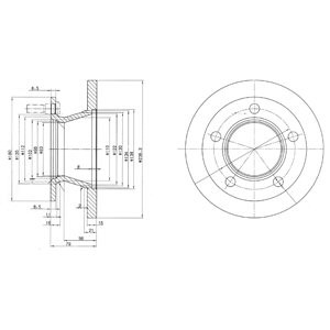 Слика на Кочионен диск DELPHI BG2494