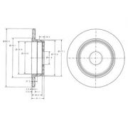 Слика 1 на кочионен диск DELPHI BG2510