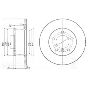 Слика на Кочионен диск DELPHI BG2556