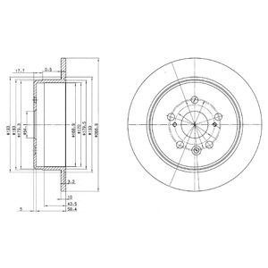 Слика на Кочионен диск DELPHI BG2594