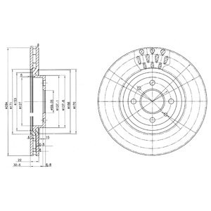 Слика на Кочионен диск DELPHI BG2617