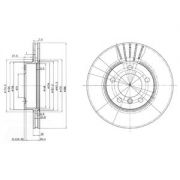 Слика 1 $на Кочионен диск DELPHI BG2623