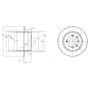 Слика на Кочионен диск DELPHI BG2635