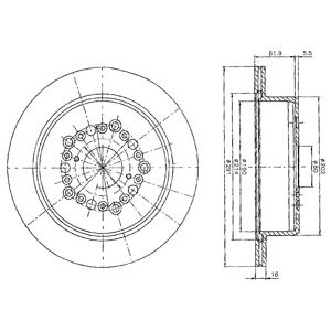 Слика на Кочионен диск DELPHI BG2662