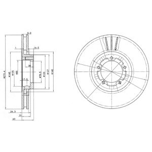 Слика на Кочионен диск DELPHI BG2663