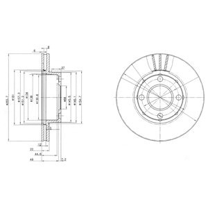 Слика на Кочионен диск DELPHI BG2668