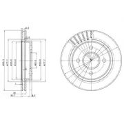 Слика 1 на кочионен диск DELPHI BG2700