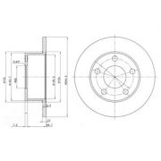 Слика 1 на кочионен диск DELPHI BG2746