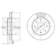 Слика 1 на кочионен диск DELPHI BG2763