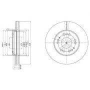 Слика 1 на кочионен диск DELPHI BG2765