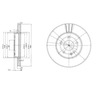 Слика на Кочионен диск DELPHI BG2768