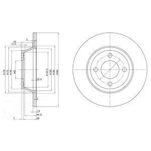 Слика на Кочионен диск DELPHI BG2783