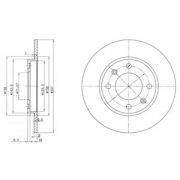 Слика 1 на кочионен диск DELPHI BG2800