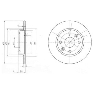 Слика на Кочионен диск DELPHI BG2803