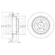 Слика 1 на кочионен диск DELPHI BG2826