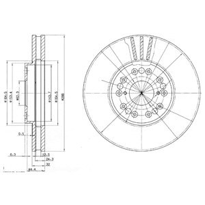 Слика на Кочионен диск DELPHI BG2829