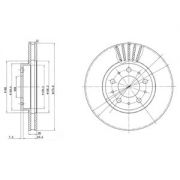 Слика 1 на кочионен диск DELPHI BG2841