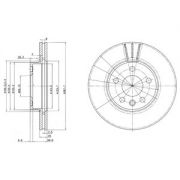 Слика 1 на кочионен диск DELPHI BG3025