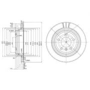 Слика 1 на кочионен диск DELPHI BG3042