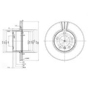 Слика 1 на кочионен диск DELPHI BG3043