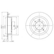 Слика 1 на кочионен диск DELPHI BG3126