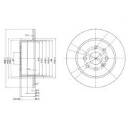 Слика 1 на кочионен диск DELPHI BG3141