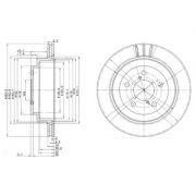 Слика 1 $на Кочионен диск DELPHI BG3154