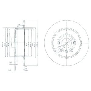 Слика на Кочионен диск DELPHI BG3183