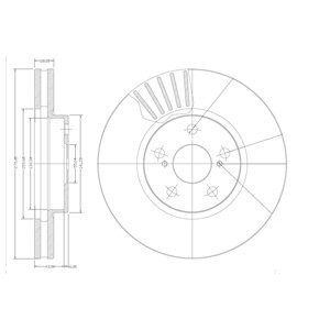 Слика на Кочионен диск DELPHI BG3189