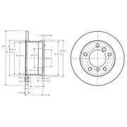 Слика 1 на кочионен диск DELPHI BG3237