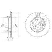 Слика 1 на кочионен диск DELPHI BG3240