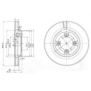 Слика 1 $на Кочионен диск DELPHI BG3272