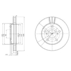 Слика на Кочионен диск DELPHI BG3355