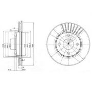 Слика 1 на кочионен диск DELPHI BG3359