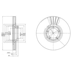 Слика на Кочионен диск DELPHI BG3366