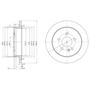 Слика на Кочионен диск DELPHI BG3398