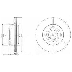 Слика на Кочионен диск DELPHI BG3499