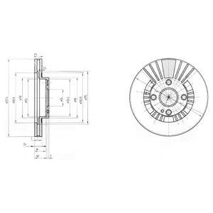 Слика на Кочионен диск DELPHI BG3509